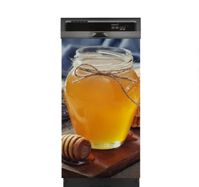 Produktbild von Aufkleber sticker 45x80 cm Dekorative folie Spülmaschine - Gläschen Honig