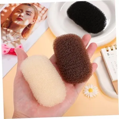 Produktbild von Haarkissen und Haarspange für Hochsteckfrisuren, 3 Stück, unsichtbar und stabil für mehr Volumen und selbst gestaltete Frisuren