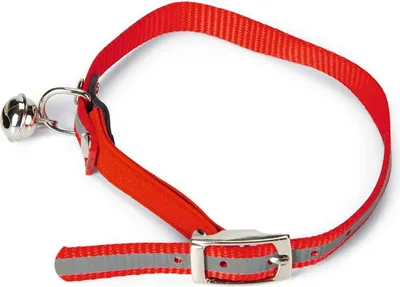 Produktbild von Beeztees - Katzenhalsband - Nylon - rot - 32x1x0,2 cm