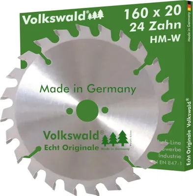 Produktbild von Volkswald ® HM-Sägeblatt W 160x20mm Z= 24
