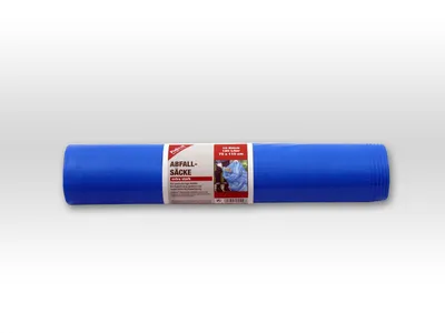 Produktbild von Axis Line Müllsack Abfallsäcke blau auf Rollen extra stark 120Liter