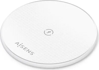 Zdjęcie produktu dla AISENS ASCH-15W1WC057-W, Wewnętrzna, USB, Bezprzewodowe ładowanie, Biały