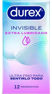Immagine prodotto di Durex - Extra Lubrificati Preservativi Invisibili 12 Pezzi