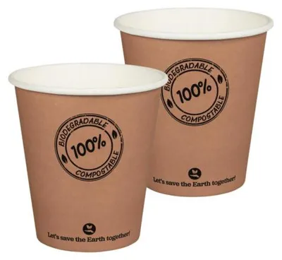 Produktbild von Trinkbecher Karton 250 ml 50 Stück Packung