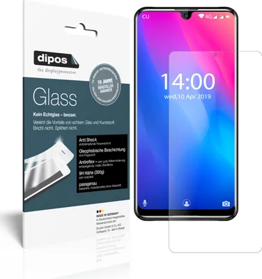 Produktbild von 2x Schutzfolie für Oukitel K9 matt - Anti-Shock 9H Folie dipos Glass Kunststoffglas