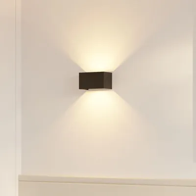 Immagine prodotto di LUMIÈRE Design Lampada da Parete 'Teja' LED bianco caldo Up- & Downlight Nero