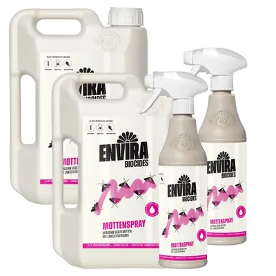 Produktbild von Envira Motten Abwehrspray im Nachfüllpack 2x2L+2x500ml