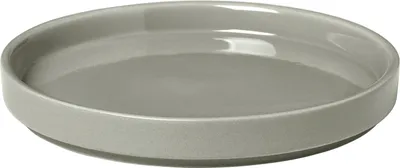 Produktbild von Blomus Pilar Teller, Speiseteller, Essteller, Geschirr, Keramik, Mirage Grey, 14 cm, 63982