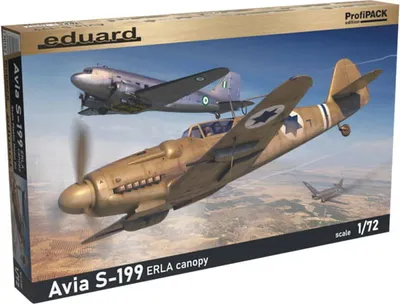 Productafbeelding van Avia S-199 ERLA cockpitkap - Profipack - / 1:72