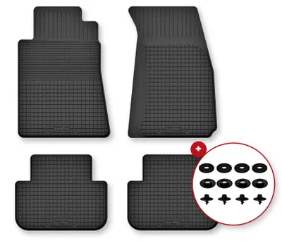 Imagen del producto de Alfombrillas de goma para Renault Safrane 1992-2000 (liftback) – juego de 4 piezas, , a medida – Wielganizator Semi-Universal