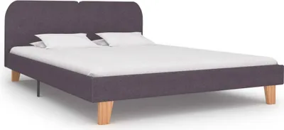Produktbild von The Living Store Bettgestell Taupe Stoff 180x200 cm
