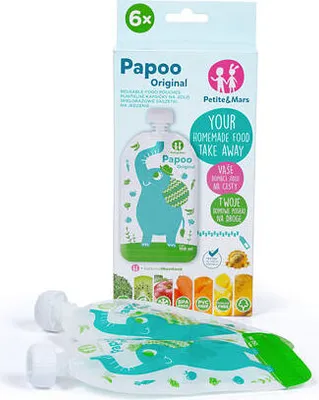 Produktbild von Petitemars Petite & Mars Tasche für Mahlzeit Papoo Original Elefant 6 PCs