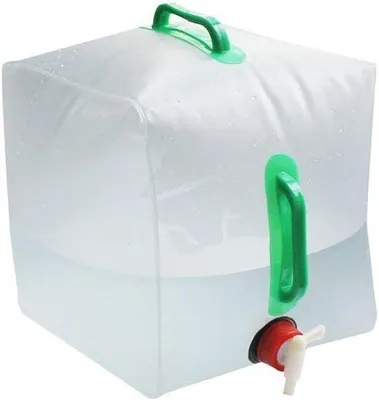 Produktbild von Famanu Faltbare Wasserkanister 20 Liter - Praktischer Jerrycan für Camping und Wandern