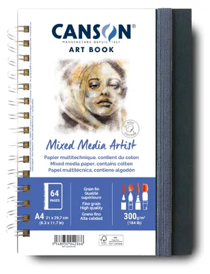 Produktbild von CANSON - Professional Book – Multifunktionspapier – feine Körnung – 300 g/m² – S
