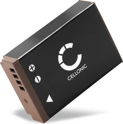 Produktbild von CELLONIC 1x Akku für Kamera mit Type-C input Kompatibel mit Canon EOS M50, PowerShot SX70 HS, EOS 100D, LP-E12 - (750mAh, 7.4V)