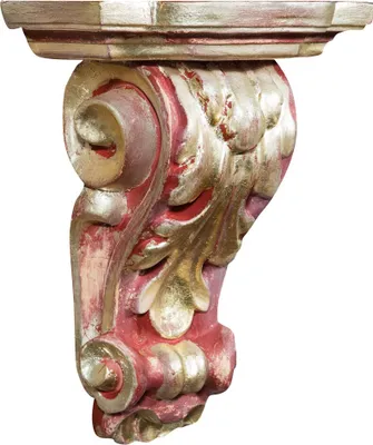 Produktbild von Barock regal 37x24x50 cm, Konsole für wandregal, Barock nachtkästchen
