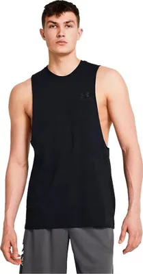 Produktbild von Under Armour UA Tanktop mit Ausschnitt an der linken Brust – schwarz, Größe: XL