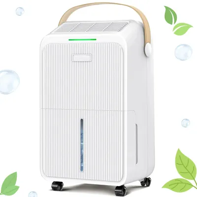 Produktbild von Luftentfeuchter - Elektrischer Luftentfeuchter - 16L/Tag - für Räume über 60m² - 3 Stufen, 4 Modi - LCD-Display, 24h-Timer - leise ≤40dB - EU-Stecker - Weiß
