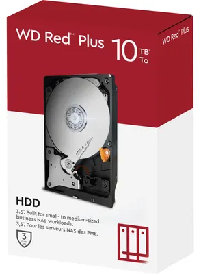 Image de WD Red Plus 3,5 Zoll 10000 GB Serial ATA III