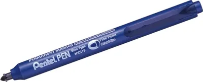 Immagine prodotto di Marcatore permanente con meccanismo a pressione punta tonda 1 mm blu