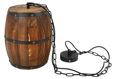 Obrázek produktu pro Závěsné svítidlo, vintage design, nastavitelný řetěz, hnědá barva