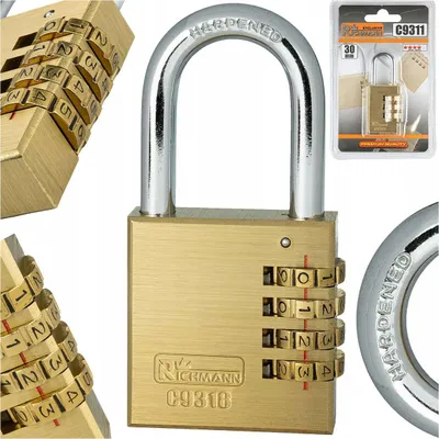 Obrázek produktu pro RICHMANN C9311 Cifrový třmenový visací zámek Pevný Zesílený