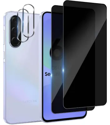 Produktbild von 2X Schutzglas für Samsung Galaxy A36 5G Blickschutz Display Kamera Panzerfolie 9H, KI-generiertes Bild
