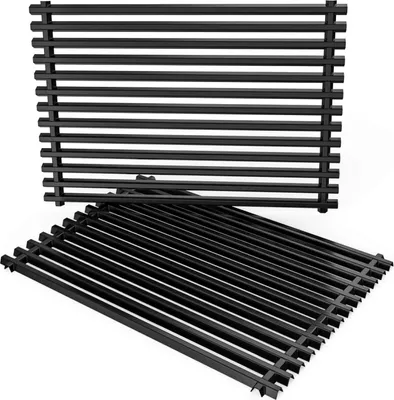 Produktbild von Grillroster Emaille Rooster Weber Spirit E310 E320 S310 S320 Gasgrill - Rechteckiger Grill Gasgrill Holzkohlegrill 44x30cm - 2 Stück