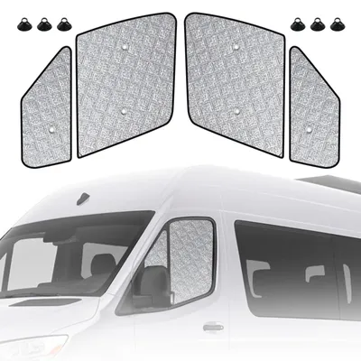 Immagine prodotto di Schermi parasole per finestrini laterali di auto, compatibili con Mercedes Sprinter