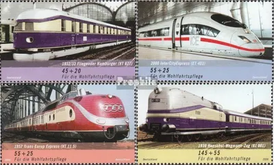 Produktbild von Briefmarken BRD (BR.Deutschland) 2006 Mi 2560-2563 (kompl.Ausg.) gestempelt Eisenbahn
