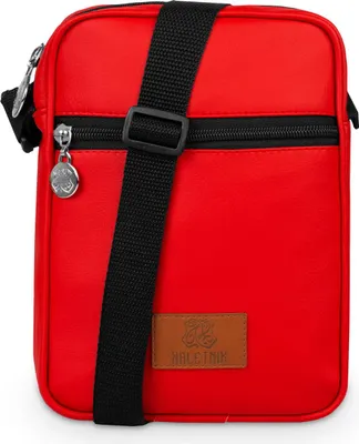 Image de Laszka Sac imperméable pour femme en similicuir rouge