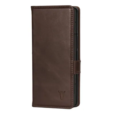 Image de TORRO Galaxy Z Fold6 Étui portefeuille en cuir (avec fonction de support) - Marron foncé