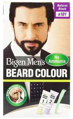 Obrázok produktu pre Bigen Pánska farba na fúzy Natural Black 101