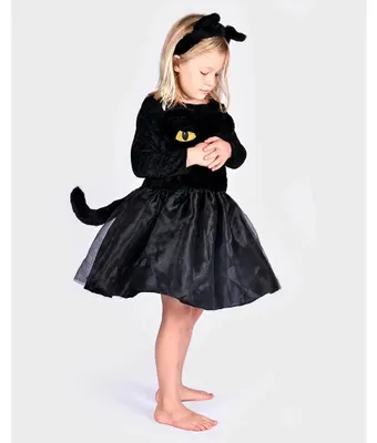 Immagine prodotto di Den Goda Fen: Costume da Catwoman per bambini, nero, taglia 4-6 anni. Bambini, nero, taglia 4-6 anni