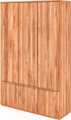 Produktbild von Kleiderschrank VENTO aus Massivholz, Kernbuche Naturgeölt