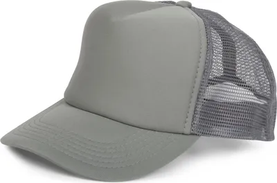 Produktbild von styleBREAKER Uni 5-Panel Trucker Cap mit Mesh-Einsatz | verstellbares Basecap mit Click Snap Verschluss | luftiges Netz Cap für Damen und Herren