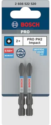 Zdjęcie produktu dla Bit Udarny Ph2 55Mm Bosch