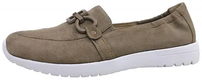 Image de Caprice : chaussures basses, mocassins, couleur marron, style décontracté