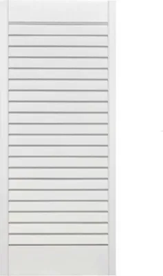Produktbild von ben+camilla.com offene Lamellentür 69x29,4cm weiß PREMIUM LACKIERT Massivholz Kiefer