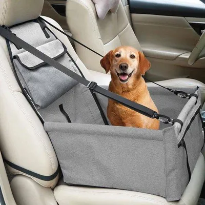 Produktbild von Famanu Hundeautositz für kleine und mittelgroße Hunde - wasserdicht und sicher