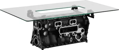 Produktbild von Couchtisch Engine 140x80 Motorblock Tisch