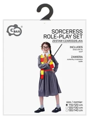 Image de Costume d'enfant, Sorcière, taille 110/120 cm - Godan