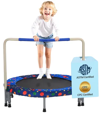 Obrázok produktu pre VEVOR detská trampolína vonkajšia trampolína 91,44 cm skladacia trampolína rebounder trampolína narodeninový darček pre deti od 3 rokov nosnosť 100 kg modrá
