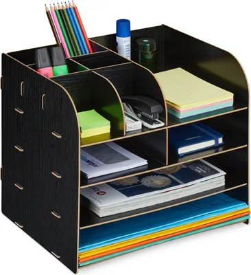 Produktbild von relaxdays Schreibtisch Organizer mit Ablagefächern