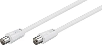 Produktbild von Antennenkabel (80 dB), doppelt geschirmt Koax-Stecker > Koax-Buchse (vollständig geschirmt)
