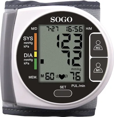Obrázok produktu pre Sogo TEN-SS-14020W, Horné rameno, Automatické, Šedá, LCD, 2 používateľ / -ov, 40 - 199