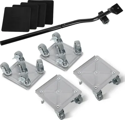 Produktbild von TolleTour Möbelrolle Möbelheber Möbeltransport Set Möbelrollen Möbelrücker Transportroller 4 tlg