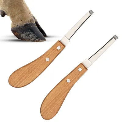 Hufmesser 2er-Set, 21,3 cm, Edelstahl, Holzgriff
