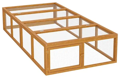 Productafbeelding van Konijnenhok - Konijnenren - Buitenren - 180 x 90 x 48 cm - Buitenverblijf