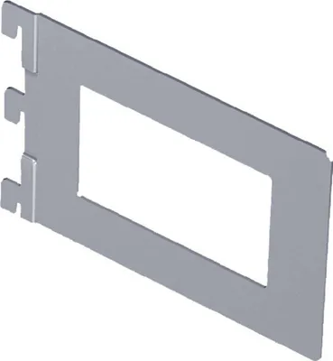 Produktbild von Bücherbügel weißaluminium Breite 143 mm Tiefe 118 mm